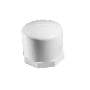 TAPON HEMBRA LISO 18mm 3/4in PRESION SCH40 PVC BL 100551 GF