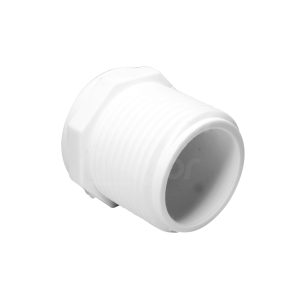 TAPON MACHO ROSCADO 12mm 1/2in PRESION SCH40 PVC BL 200829 GF