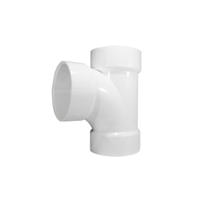 TEE DWV 38mm 1 1/2in PVC SANITARIO PG BL 100596 GF