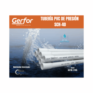 Tubería PVC de Presión Agua Potable SCH-40
