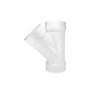 YEE DWV 38mm 1 1/2in PVC SANITARIO PG BL 200673 GF